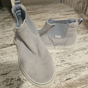 Vans Women's Gray Suede Sneakers